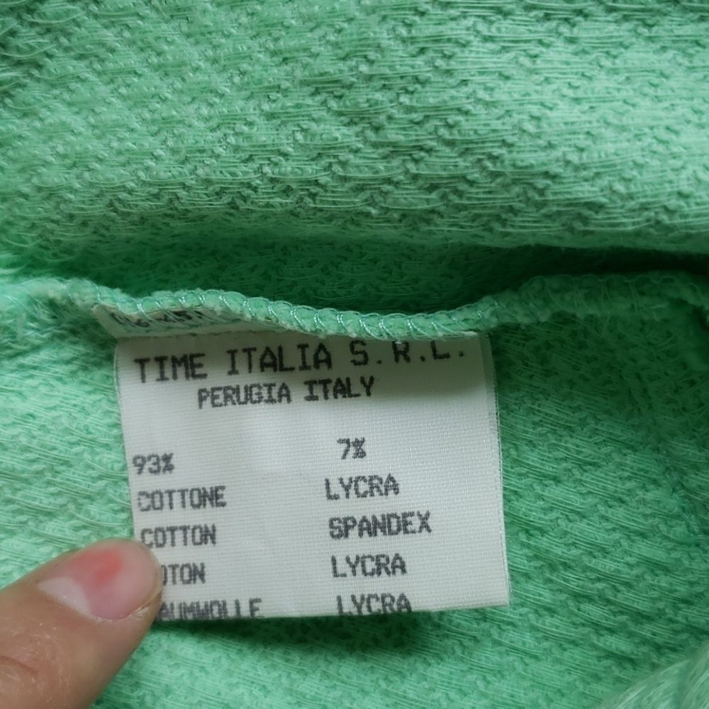 THIERRY Mugler ACTIV light green pique dress size 44 - Picture 8 of 10